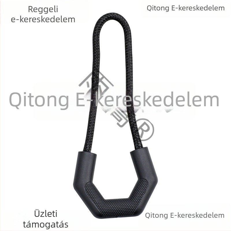 Nylon cipzár húzó lecsatolható pánttal – Öntvényesen készített kiegészítő ruházathoz, kabátokhoz, sátrakhoz és hátizsákokhoz