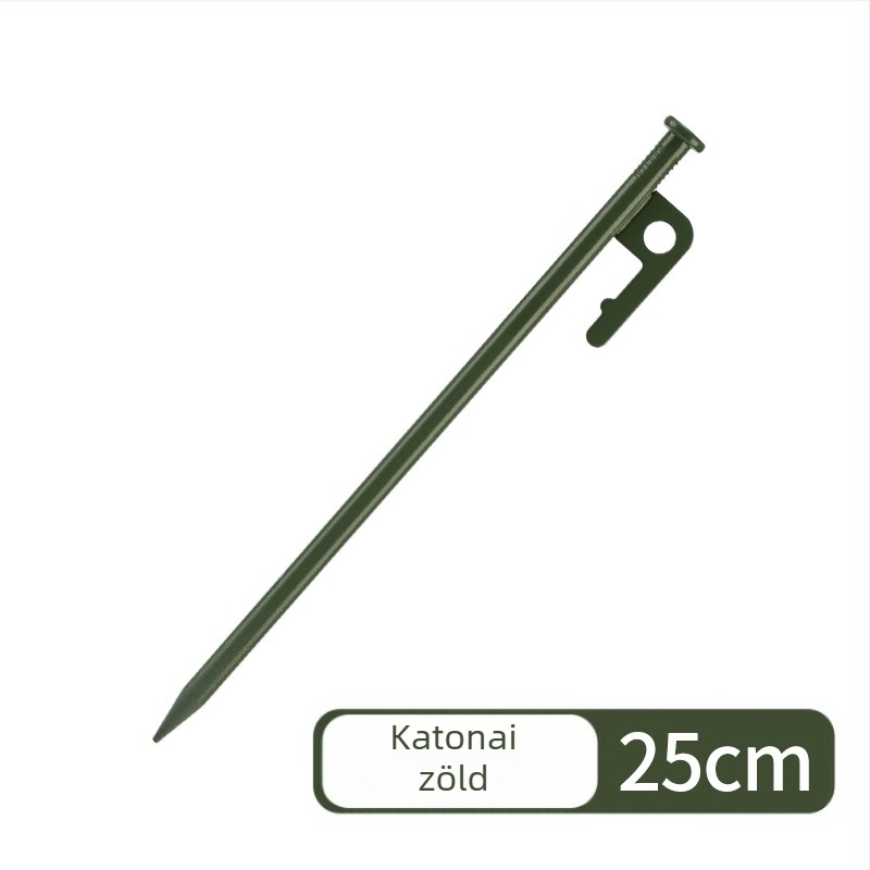Buye Sátor talajszeg – acélból, vastagított, hosszabbított a kempinghez