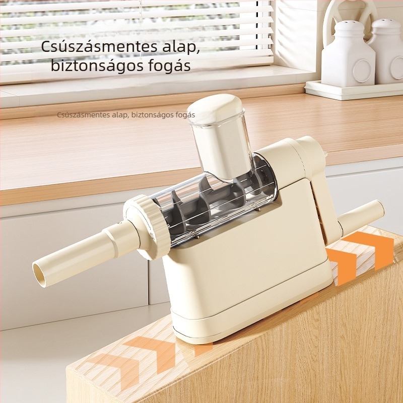 Kézi kolbász töltő, műanyag kivitel, modell 6-026, modern minimalist dizájn, otthoni használatra