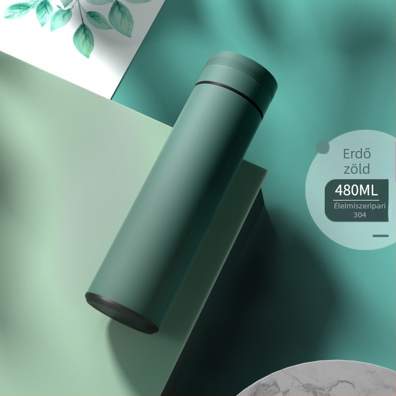Okos 316-os rozsdamentes acél termosz nőknek, tea-víz szétválasztó funkcióval, elegáns kialakítás