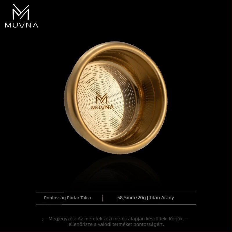 Adagoló tál espresso kávéfőzőhöz, Liquid Magic sorozat a MUVNA MUWENA-től, 304 rozsdamentes acél, 18/20/22 g