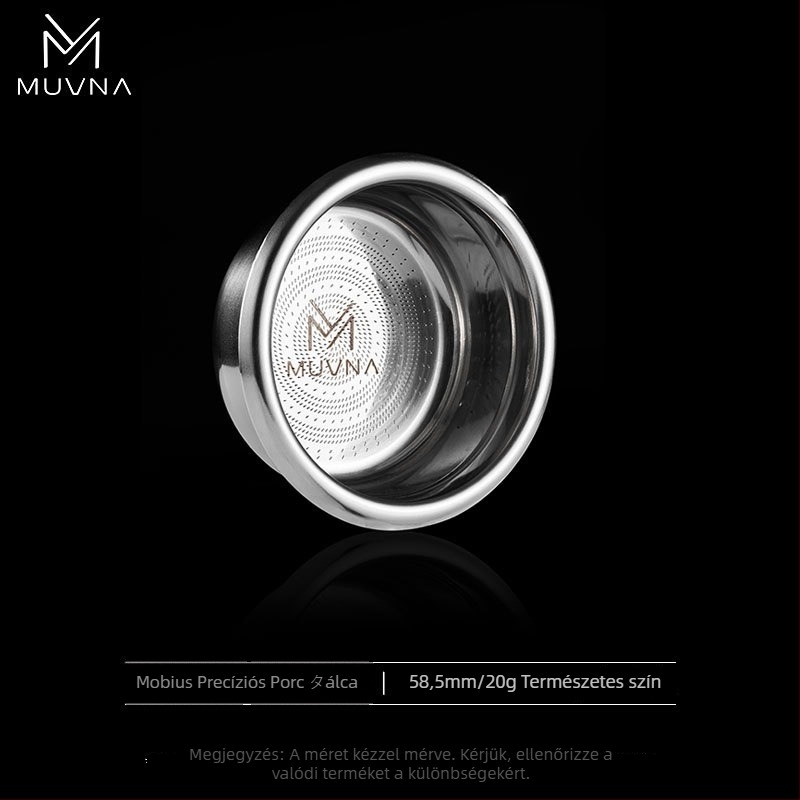 Adagoló tál espresso kávéfőzőhöz, Liquid Magic sorozat a MUVNA MUWENA-től, 304 rozsdamentes acél, 18/20/22 g