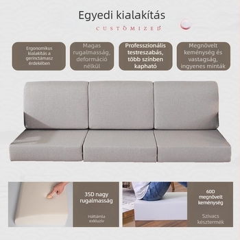 Kanapéhoz való párna, ablak melletti párna, tatami matrac, ülőpárna — nagy sűrűségű, vastított, tartós támasz