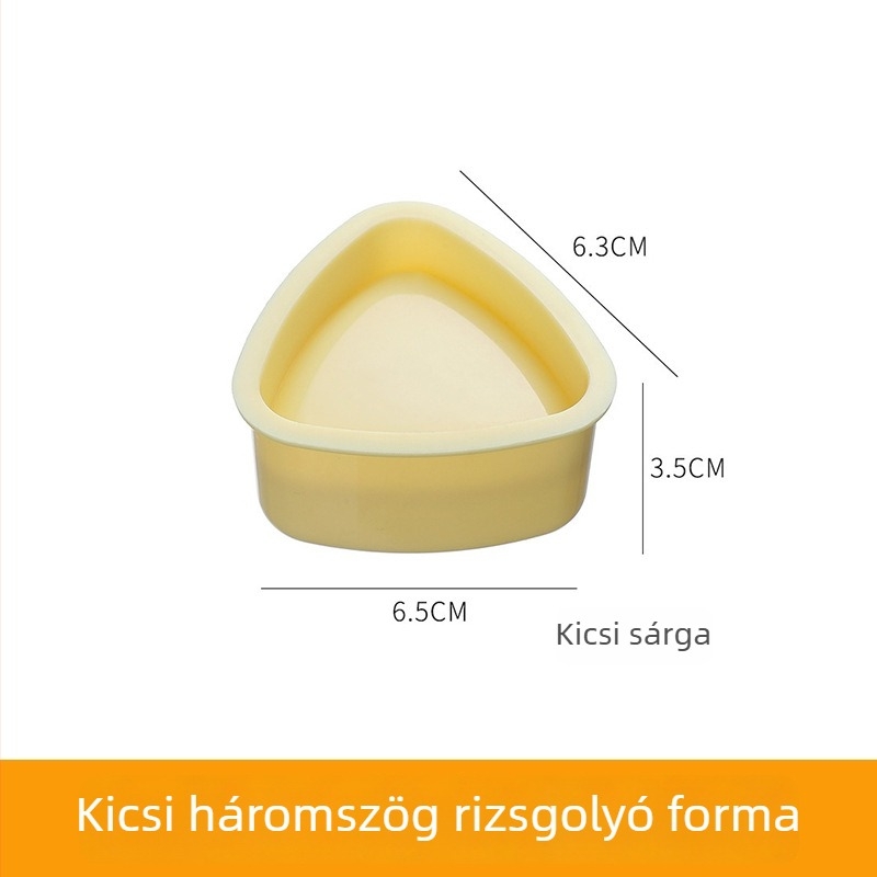 Háromszög alakú rizsgolyó forma, élelmiszerbiztonságos, babák és gyerekek számára, otthoni használatra, sushi készítő eszköz