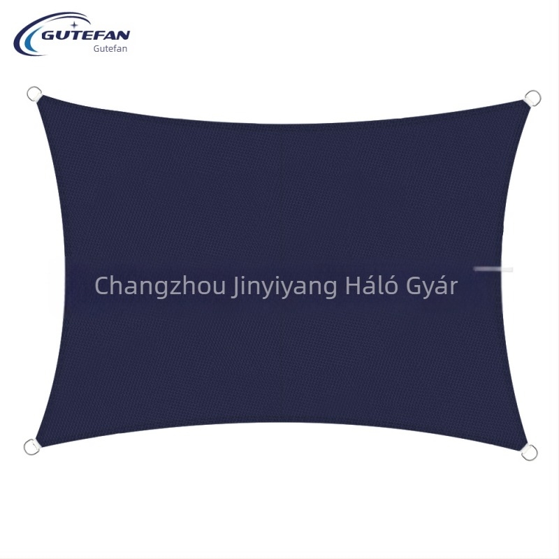 Háromszög alakú árnyékoló vászon, poliészter 160GSM, vízálló index 300, PU bevonat, telepítés nélkül