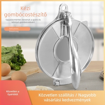 Mexikói tortilla prés, (alumínium ötvözet; kézi működtetés; logó nyomtatás; testreszabható feldolgozás)