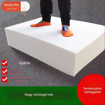 50D nagy sűrűségű habszivacs kanapé párna, vastag és kemény, bay ablakhoz, hálószobához és erkélyhez, univerzális tatami töltőanyag