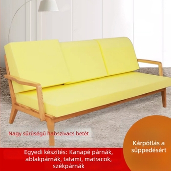 50D nagy sűrűségű habszivacs kanapé párna, vastag és kemény, bay ablakhoz, hálószobához és erkélyhez, univerzális tatami töltőanyag