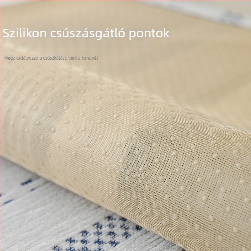 Chenille kanapé párnahuzat, doily-forma, geometriai mintával, moduláris kanapéhoz, minimalist stílus (Anyag: chenille; Mintázat: geometriai; Alkalmas moduláris kanapéhoz; Stílus: minimalist; Forma: doily-típus)