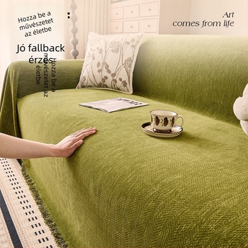Chenille kanapé törölköző, csíkos minta, univerzális használat, 2025 téli szezon, testreszabott feldolgozás