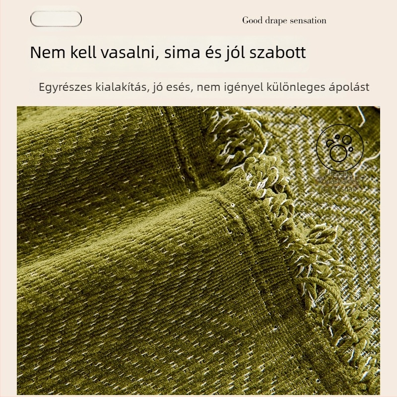 Chenille kanapé törölköző, csíkos minta, univerzális használat, 2025 téli szezon, testreszabott feldolgozás