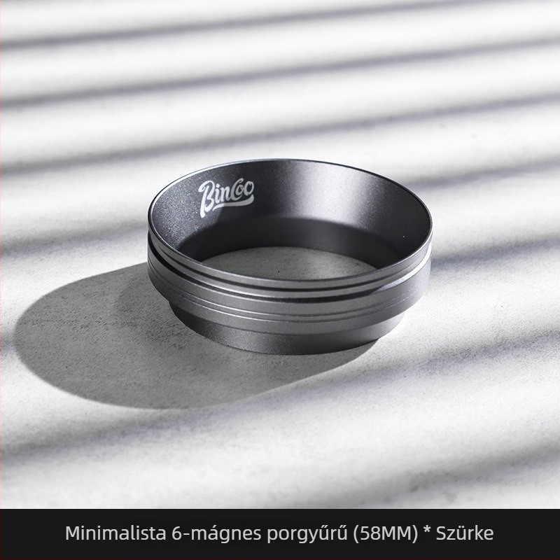 Espresso portafilter fogó mágneses porgyűrűvel, 51/53/58 mm, alumíniumötvözet