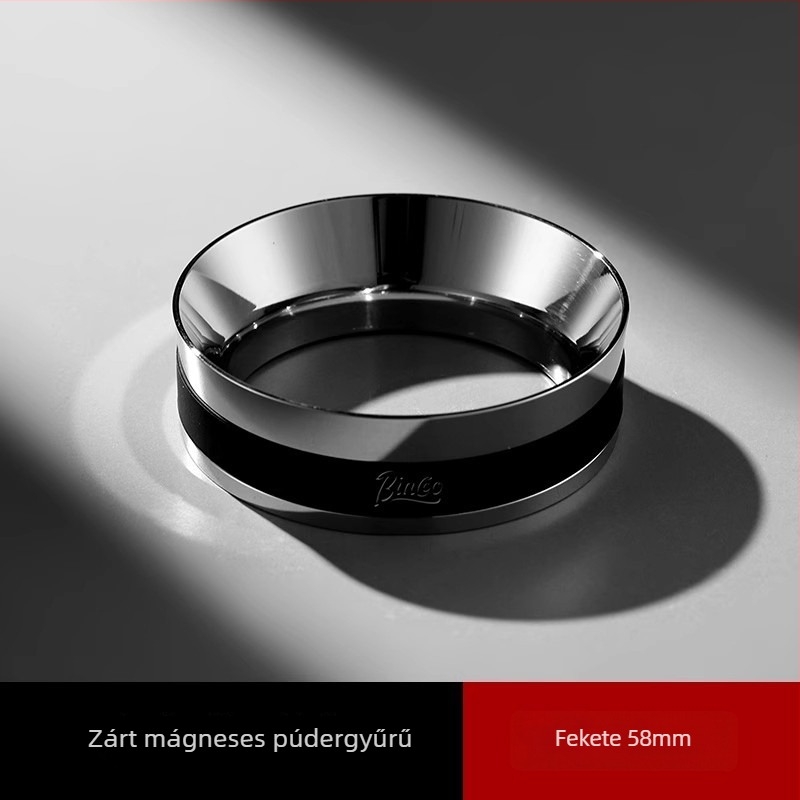 Espresso portafilter fogó mágneses porgyűrűvel, 51/53/58 mm, alumíniumötvözet