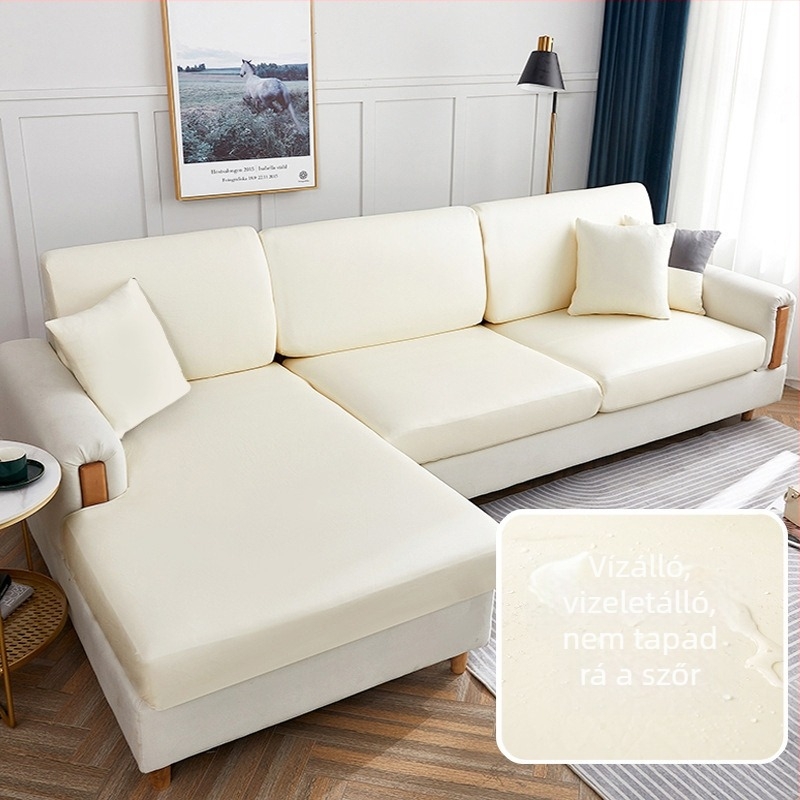 Chaise longue számára készült bőr kanapéhuzat, magas minőségű vízálló, vastag porvédő, teljes lefedés