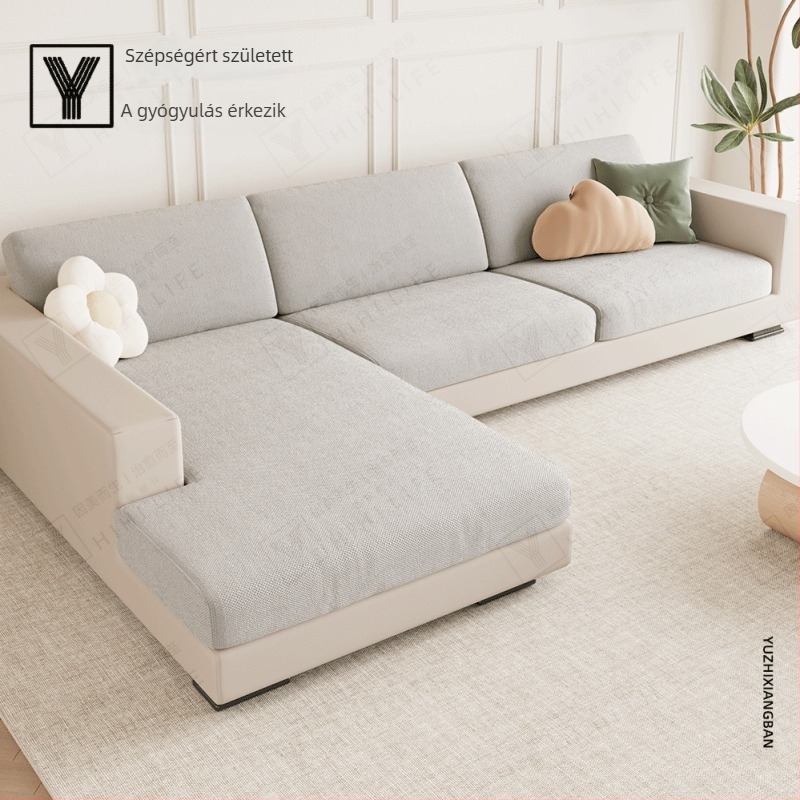 Chenille anyagú kanapévédő, karcolás elleni, egyszínű, sarokkanapóhoz, minimalist stílus.