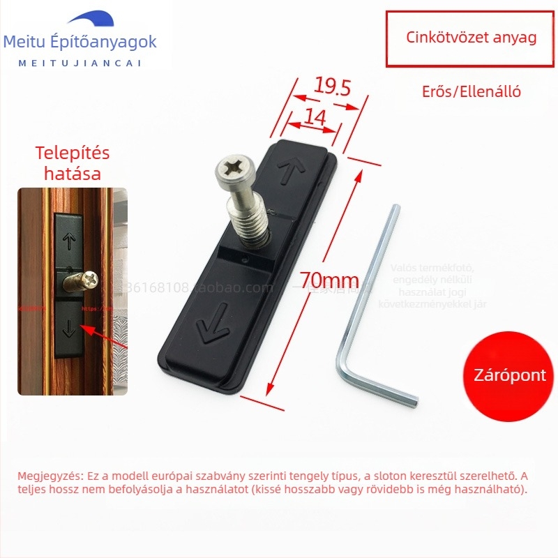Csúszó ajtó zárókészlet – anyag: cink ötvözet és rozsdamentes acél; stílus: modern minimalista; kód: Fiuirewrtiooyy; modell: Egyéb