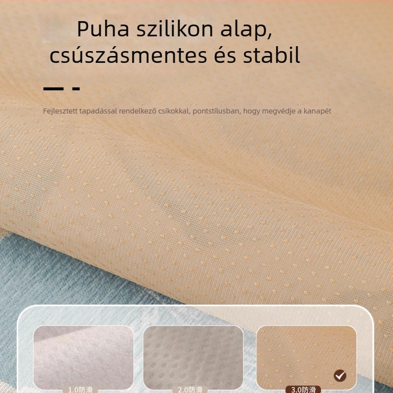 Chenille anyagú kanapé párna; univerzális illeszkedés; mintázat: egyszínű vagy virágos; minimalist stílus; párnahuzat