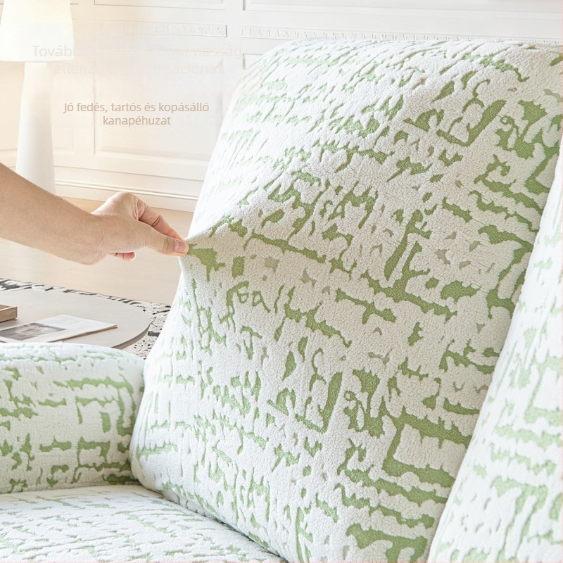 Rugalmas jacquard bársonyos kanapévédő, legújabb modell, teljes lefedettség elektromos relax-kanapéhoz, minden évszakra alkalmas