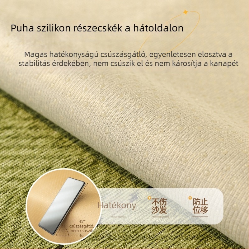 Minimalista stílus, Chenille anyagú, rendkívül formájú kanapé párna, macskakarmolás elleni védelem, teljes lefedettségű, csúszásmentes kanapévédő huzat, minden évszakra