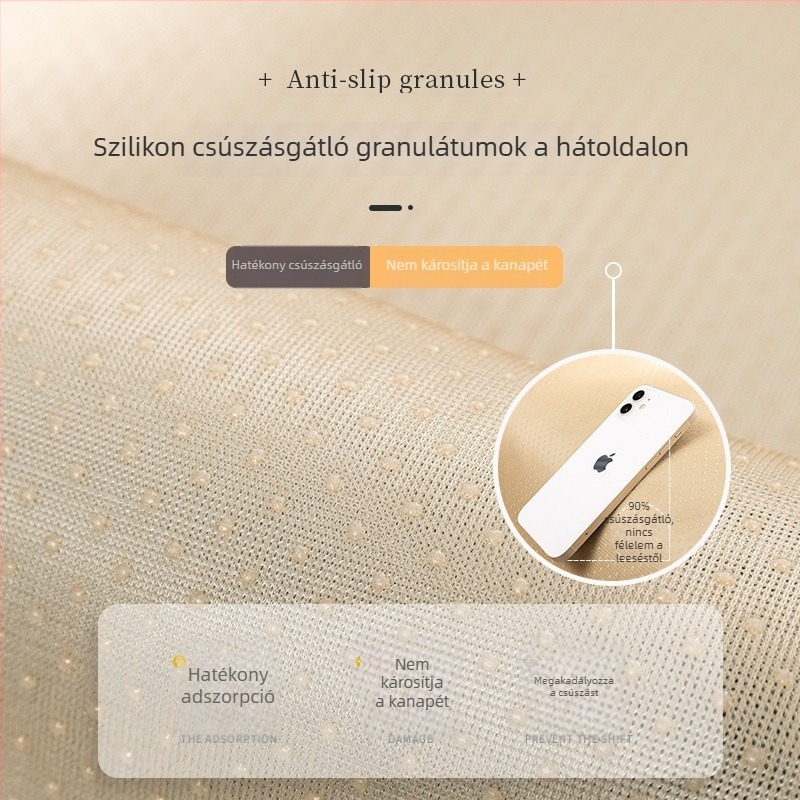2026 minden évszakra alkalmas kanapé párnahuzat hímeléssel, csúszásmentes, modern luxus stílus