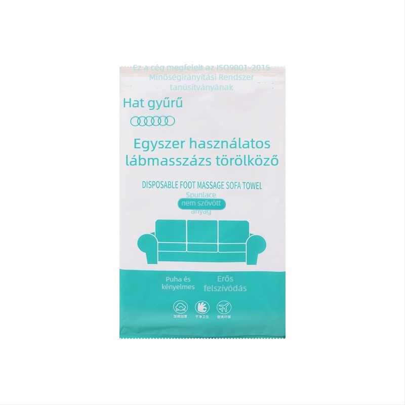 Kanapé törölköző párna, egy darabból, csúszásmentes, géz anyag, ötágú csillag mintázat, kombinált kanapóhoz, modern és minimalist stílus