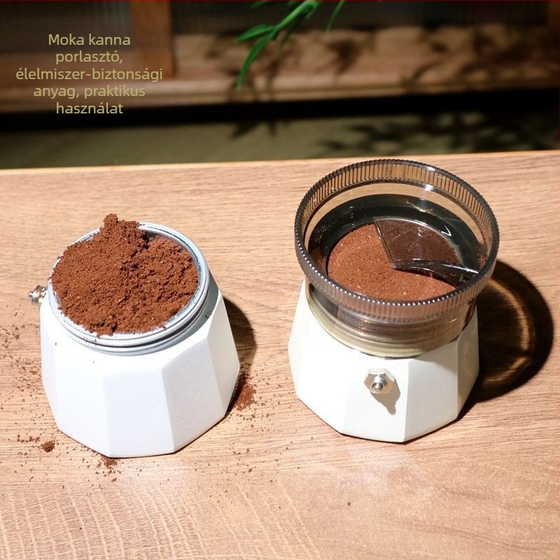 Mokka pot poradagoló – ABS, modern minimalista stílus, 100 g, testreszabható, irodába, otthonba, kültérre és kávézóba