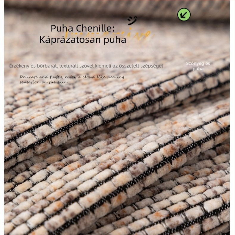 Chenille kanapé törölköző kétüléses kanapéra, nordic stílus, típus párna, porvédő huzat