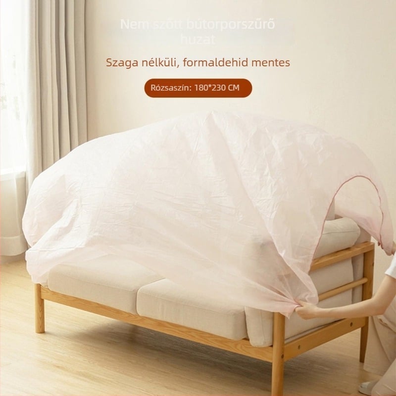 Porvédő huzat bútorokhoz és ágyhoz – lélegző nemszövött anyag, teljes borítás, egyszer használatos védőfilm, testreszabott feldolgozás, japán stílus