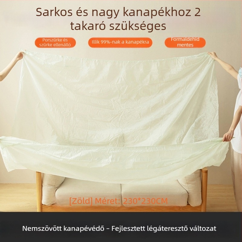 Porvédő huzat bútorokhoz és ágyhoz – lélegző nemszövött anyag, teljes borítás, egyszer használatos védőfilm, testreszabott feldolgozás, japán stílus