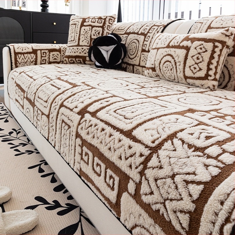 Dívány párna – bársony, geometriai minta, univerzális, ünnepi stílus, modell: Cushion Cloth Style, Dream Cushion