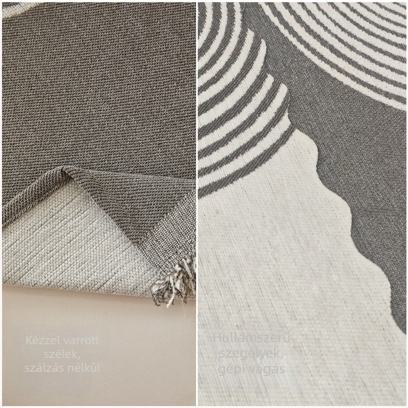 Chenille kanapévédő, minimalist stílusú nordikus dizájn, csíkos mintázat, általános kanapéhoz, egész éves, macskakarcolás elleni védelem