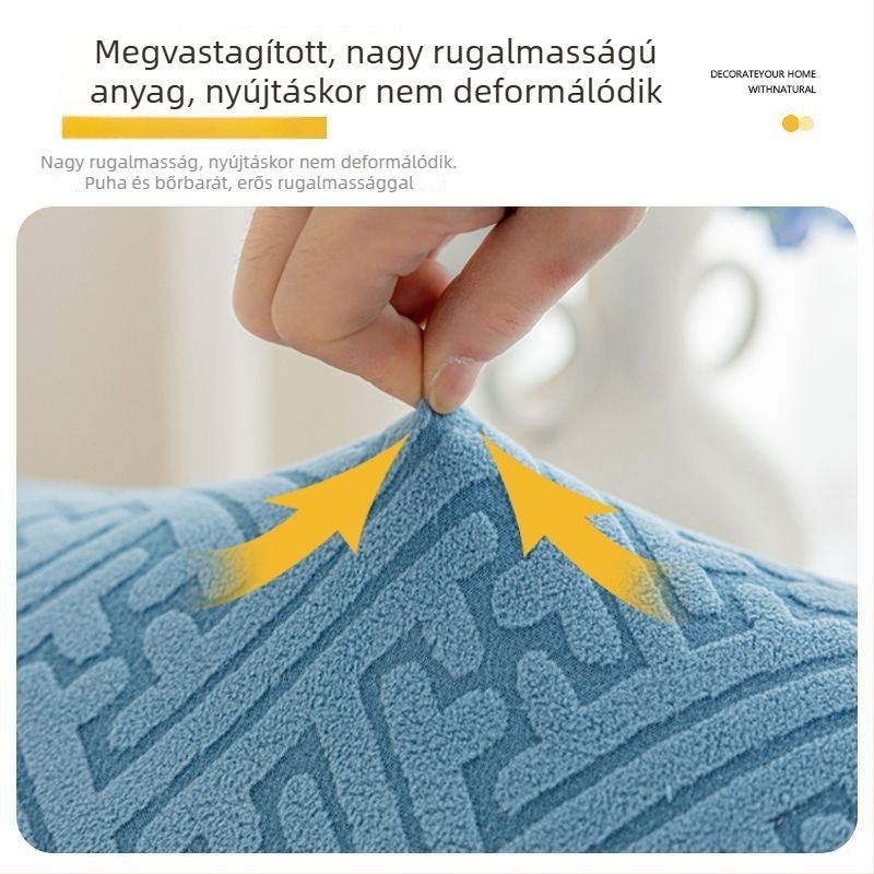 Puhított kanapékarvédő huzat, univerzális teljes lefedés, csúszásmentes, macskakarmolás elleni elasztikus anyag.