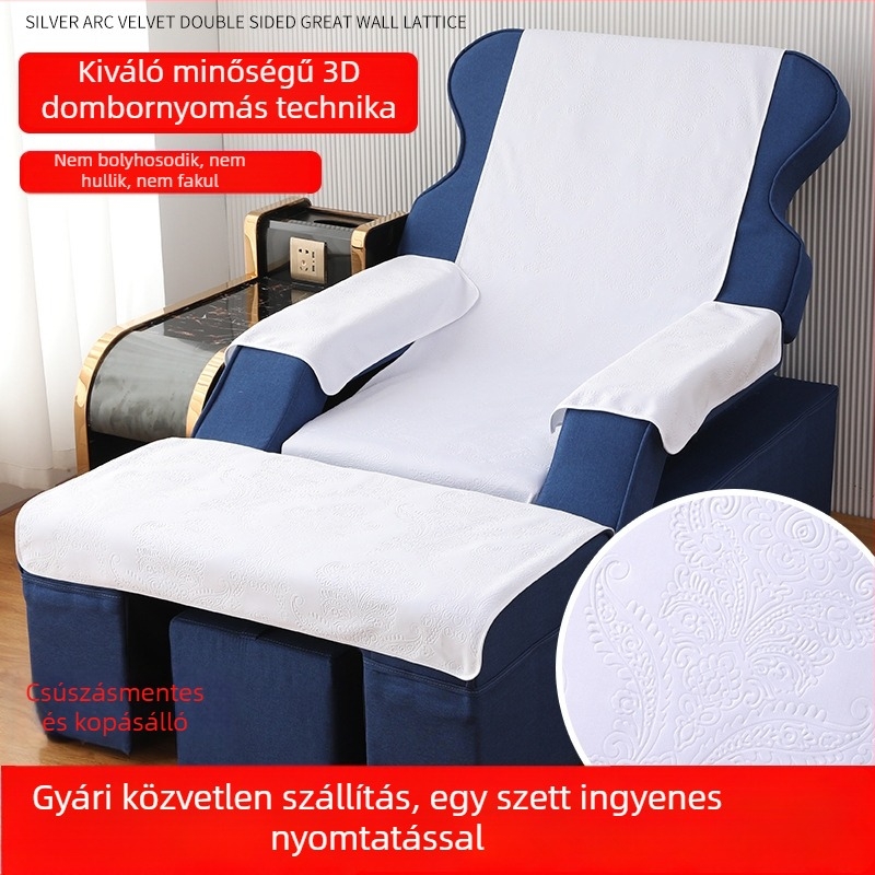 Négy darabos kanapé hátlap huzat készlet lábterápiához, egyszínű, Új kínai stílus