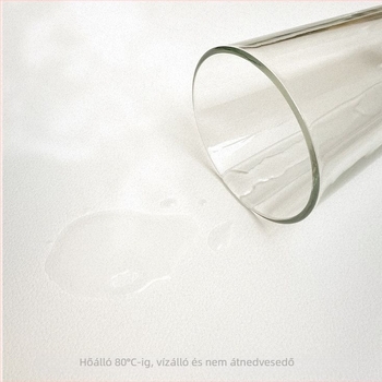 Fehér PVC asztali matrac, állítható méretű, számítógéphez asztalra, vízálló és olajálló, modern minimalist stílus