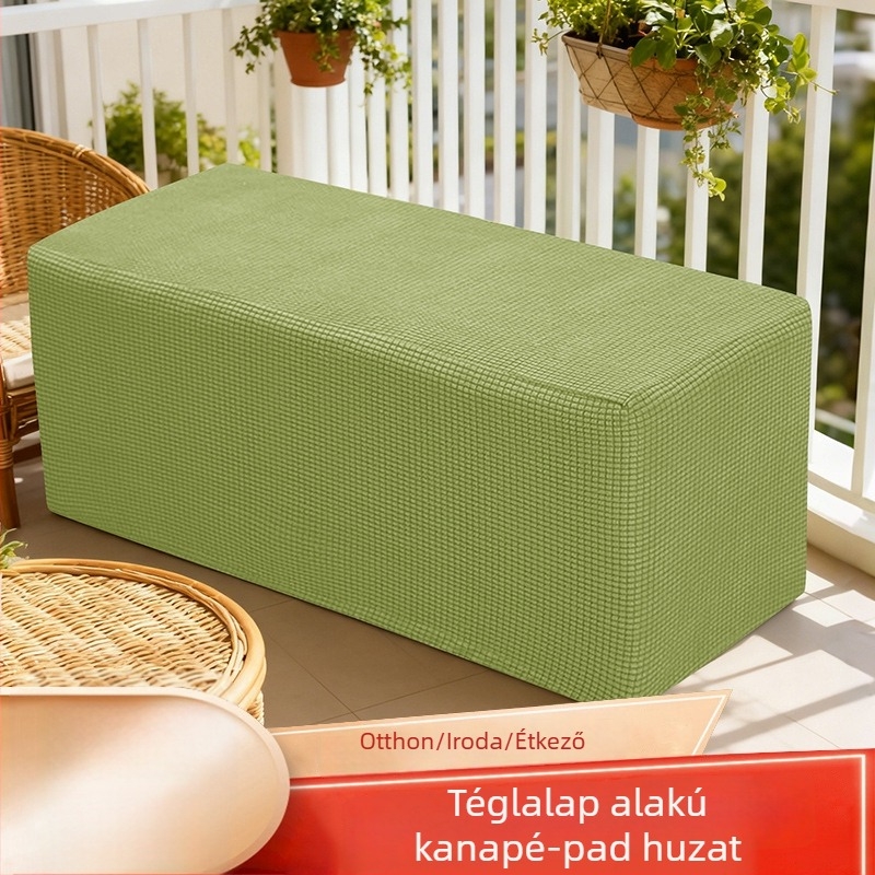 Téglalap alakú lábtámasz huzat, elasztikus, megerősített anyagból
