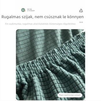 Nagy, négyszögletes, elasztikus védőhuzat alacsony négyzet alakú lábtartóhoz, teljes lefedettség, szürke