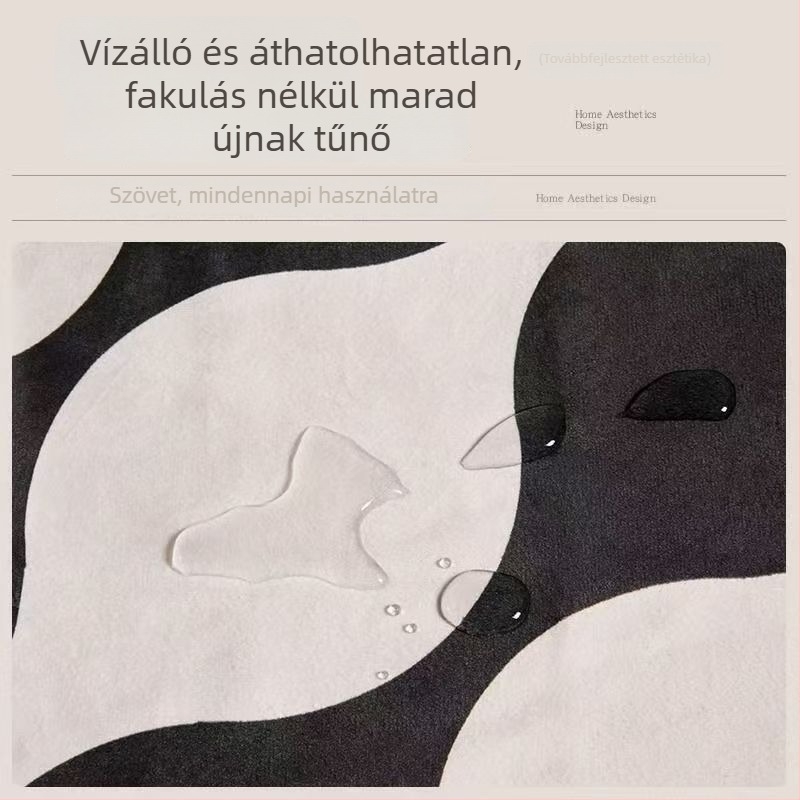 Középkori stílusú étkezőasztalhoz készült asztalterítő és alátét – finom luxus, vízálló, olajálló és hőálló, nappali kávézóasztalhoz.
