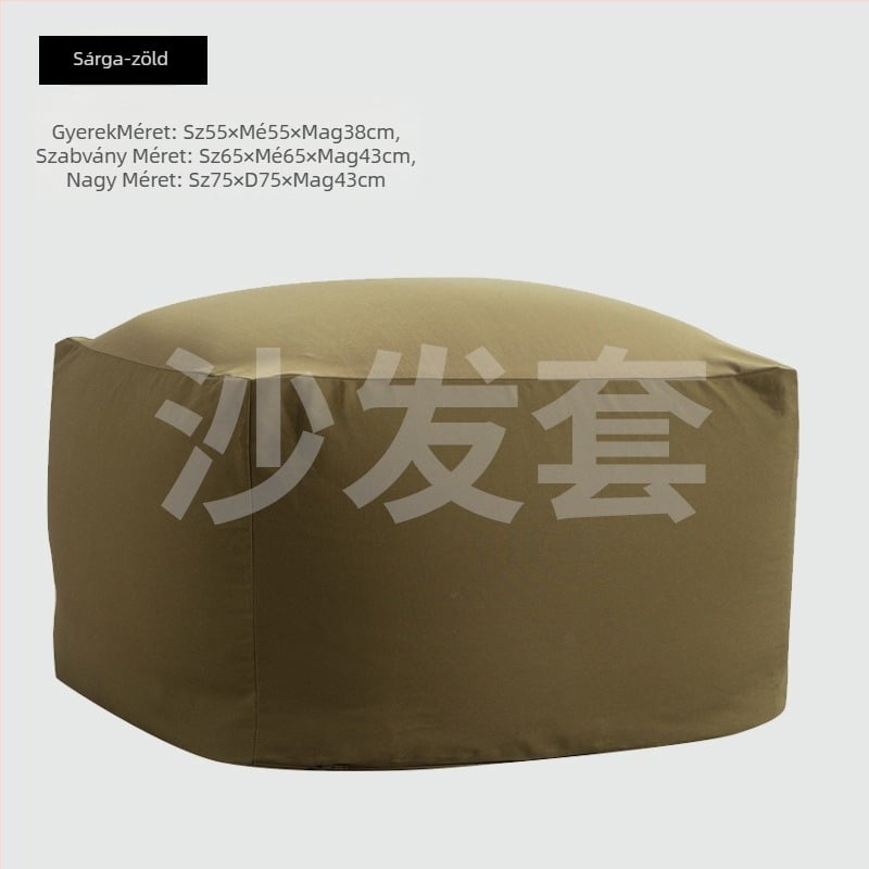 Muji japán stílusú kanapéhuzat, 100% poliészter anyag, levehető és mosható, moduláris kanapékhoz, mintázat 38545425181