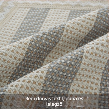 Pamut kanapé párna, terítő alakú, egyszemélyes kanapéhoz, személyes stílus