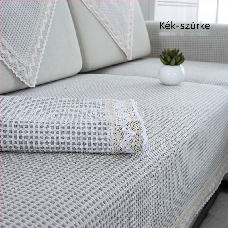 Pamut kanapé párna, terítő alakú, egyszemélyes kanapéhoz, személyes stílus