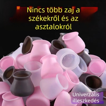 Univerzális szék- és asztallábvédők, csúszásmentes, csendes, kopásálló, felújított szilikon lábvédők