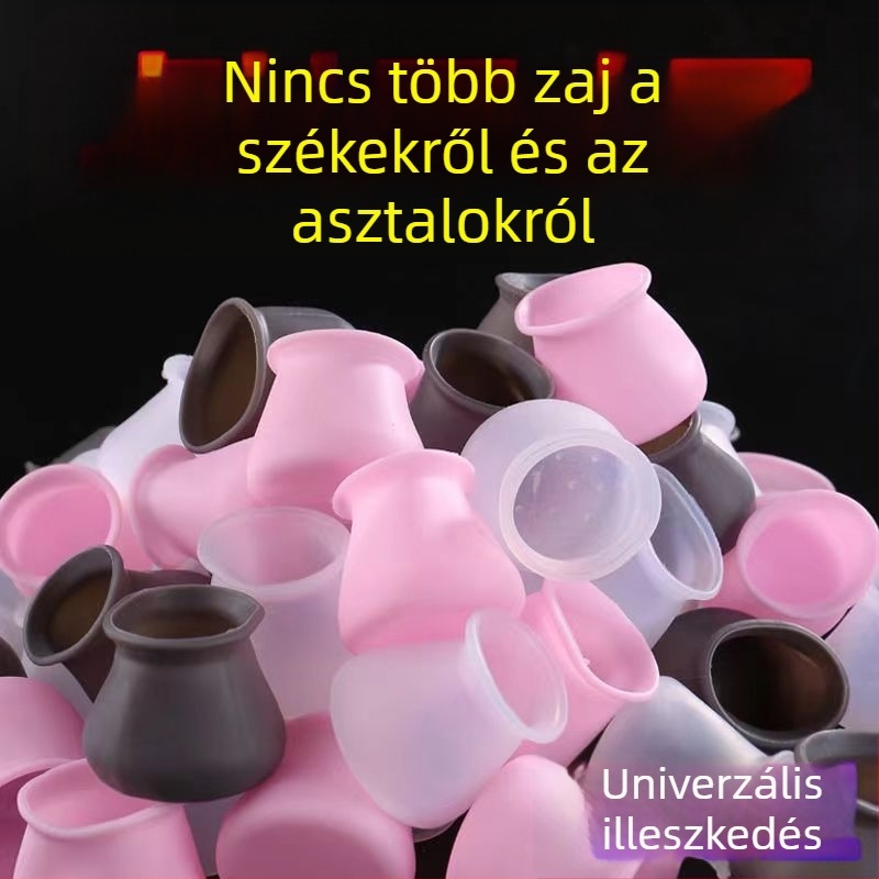 Univerzális szék- és asztallábvédők, csúszásmentes, csendes, kopásálló, felújított szilikon lábvédők