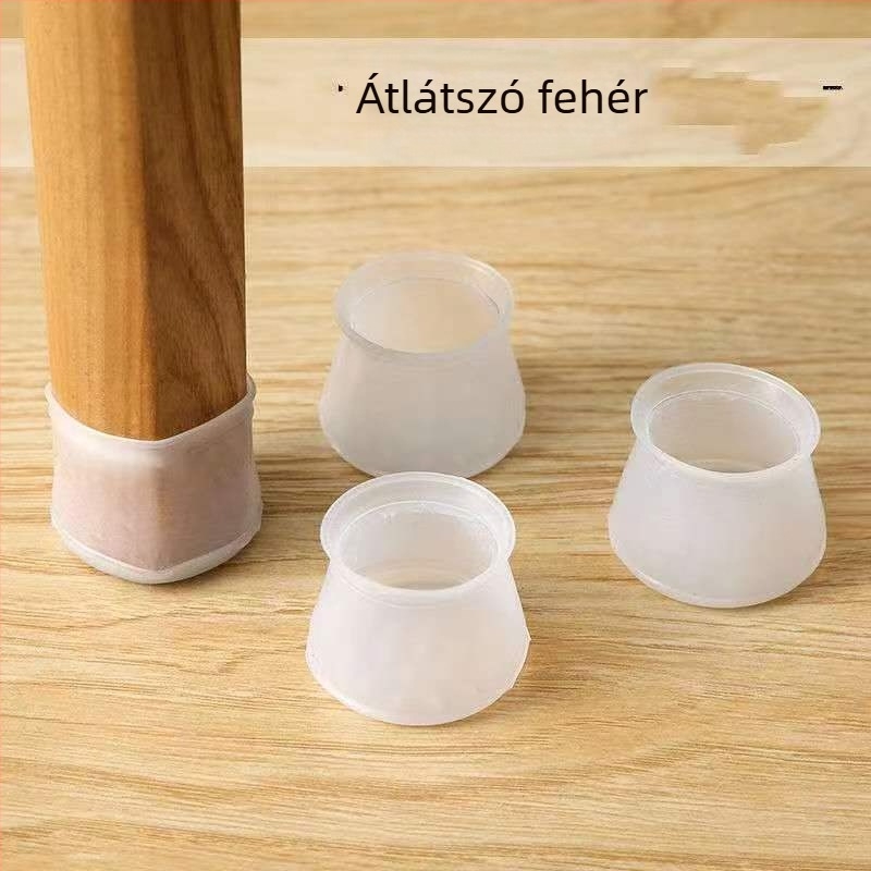 Univerzális szék- és asztallábvédők, csúszásmentes, csendes, kopásálló, felújított szilikon lábvédők