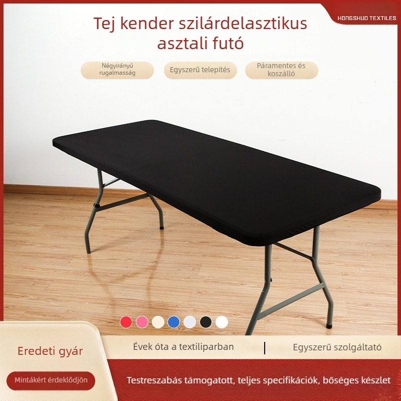 Asztalterítő - csúszásmentes, kopásálló, porálló, levehető és mosható, téglalap alakú, modern minimalista egyszínű, otthonra és irodára