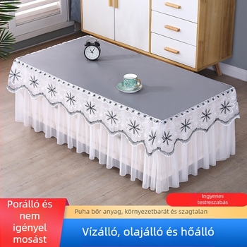 Víz- és olajálló kávéasztali terítő, teljes lefedettség, téglalap alakú, modern minimalist stílus