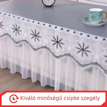 Víz- és olajálló kávéasztali terítő, teljes lefedettség, téglalap alakú, modern minimalist stílus