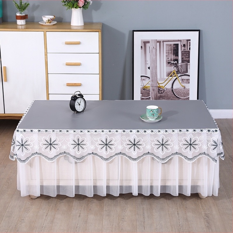 Víz- és olajálló kávéasztali terítő, teljes lefedettség, téglalap alakú, modern minimalist stílus