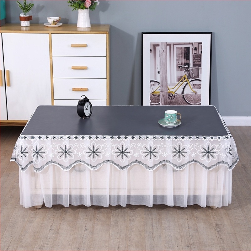 Víz- és olajálló kávéasztali terítő, teljes lefedettség, téglalap alakú, modern minimalist stílus