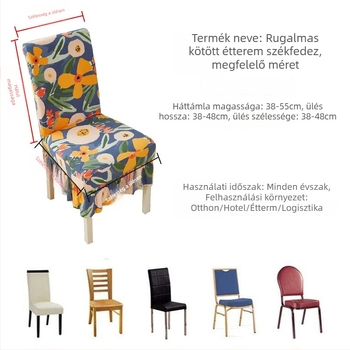 Székfedő poliészterből, téglalap alakú, csúszásmentes, kopásálló és porvédő, modern letisztult stílus, Flower Hometown márka.