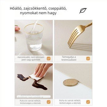 Asztalterítő PVC, téglalap alakú, vízálló, olajálló, nem mosható, egyszerű és modern stílus, mintázat: rács/geometriai növények.